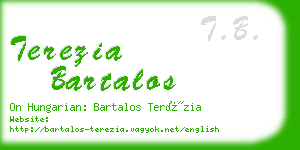 terezia bartalos business card